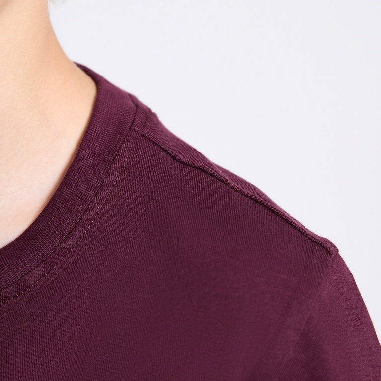 Basic tee "Andie" Light Burgundy